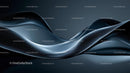 Elegant Abstract Waves in a Dynamic Fluid Design