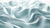 White Flowing Abstract Waves and Soft Curves