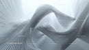 Futuristic White Curved Architectural Design