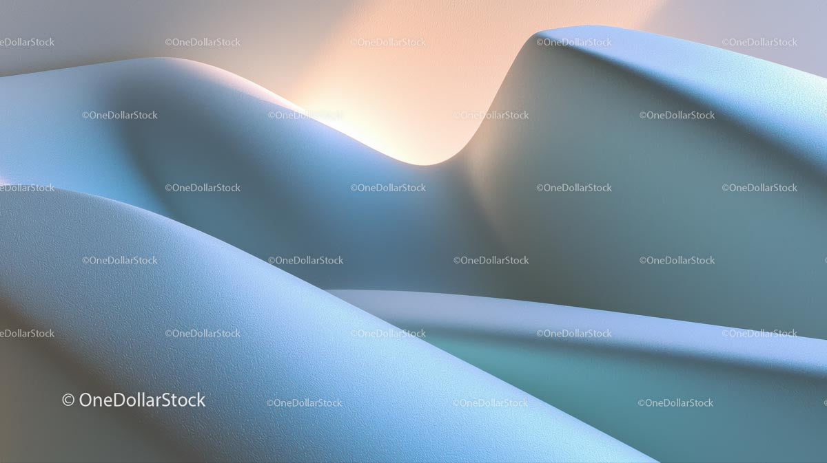 Abstrakcyjny minimalistyczny design z miękkimi krzywiznami