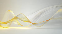 Elegant Abstract Waves in Soft Gold and Silver