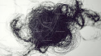Intricate Black and White Abstract Tangle