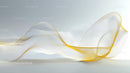 Abstract Flowing Lines with Yellow Accents