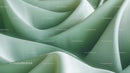 Artistic Soft Green Fabric with Flowing Curves