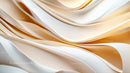 Elegant Abstract Waves in White and Beige Hues