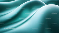Abstract Teal Waves with Textured Curves