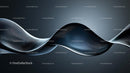 Elegant Fluid Wave with Sleek Digital Pattern