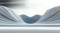 Elegant Flowing Waves in Monochrome Abstract Design