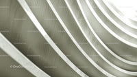 Curved Metallic Ribs in Modern Architectural Design