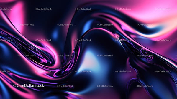 Vibrant Abstract Fluid Design with Dynamic Waves