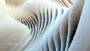 Cream-Toned Abstract Waves with Flowing Curves