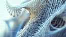 Intricate Abstract Pattern of Delicate Fibers