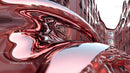 Abstract Metallic Reflection in Urban Landscape