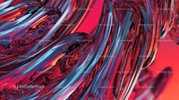 Dynamic Glass Texture with Vibrant Red and Blue Tones