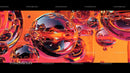Vibrant Glass Spheres with Reflective Light Play