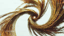 Dynamic Abstract Swirl with Golden Textures