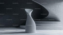Elegant Modern Sculpture in Minimalist Setting