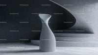 Elegant Modern Sculpture in Minimalist Setting