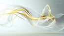 Elegant Flowing Lines with Gold Accents