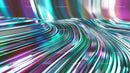 Futuristic Abstract Waves with Vibrant Gradient Lines