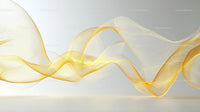 Elegant Abstract Golden Wave on Light Background