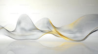Abstract Digital Wave with Elegant Mesh Design