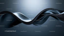 Futuristic Metallic Wave in Abstract Design