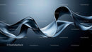 Elegant Flowing Metallic Curves in Modern Design