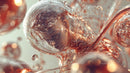 Ethereal Face in Abstract Fluid Sculpture