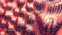 Futuristic Metallic Wave Texture in Vibrant Colors