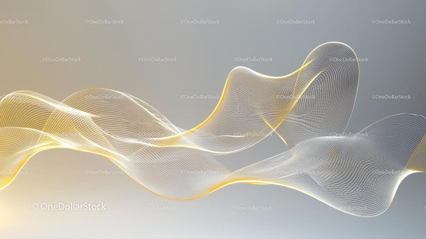 Smooth Flowing Wave with Light Gradient Design