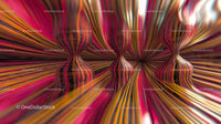 Colorful Abstract Hourglass with Vibrant Stripes