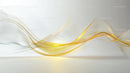 Elegant Gold Wave Design on Subtle Gray Background