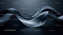 Elegant Abstract Waves on Dark Background