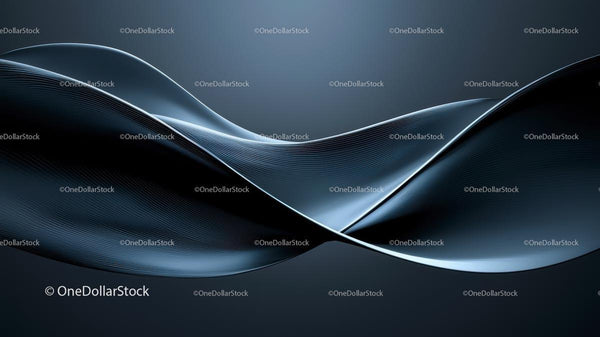 Elegant Abstract Waves with Smooth Curves