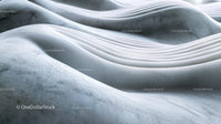 Abstract Wavy White Marble Texture Background