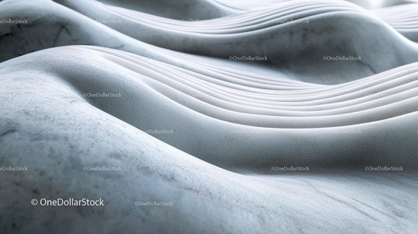 Abstract Wavy White Marble Texture Background