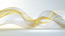 Elegant Golden Waves on Minimalist Background