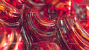 Abstract Red and Orange Swirling Fluid Design