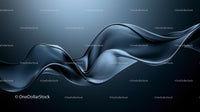 Elegant Abstract Waves on Dark Background