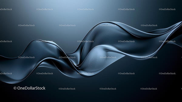 Elegant Abstract Waves on Dark Background