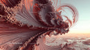 Intricate Abstract Fractal Design with Swirling Patterns