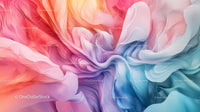 Colorful Abstract Waves with Flowing Textures