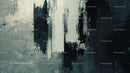 Monochrome Abstract with Bold Brush Strokes