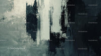 Monochrome Abstract with Bold Brush Strokes