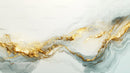 Abstract Gold and Marble Fluid Art