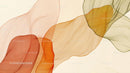 Abstract Flowing Lines in Earthy Tones