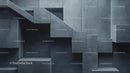Modern Geometric Concrete Wall Design