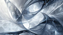 Intricate Abstract Fractal Pattern in Monochrome Shades