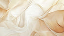 Elegant Flowing Beige and White Abstract Fabric Texture